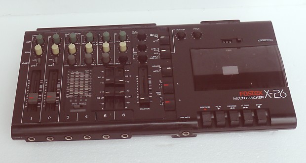 Fostex X-26 4 Track Analog Cassette Multi-Track Recorder