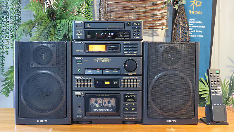 RARE Vintage Sony FH-313RII &amp; CDP-S37 CD Player  			