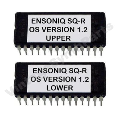 Ensoniq SQ-R Eprom firmware upgrade Latest OS version 1.02 SQR Rom