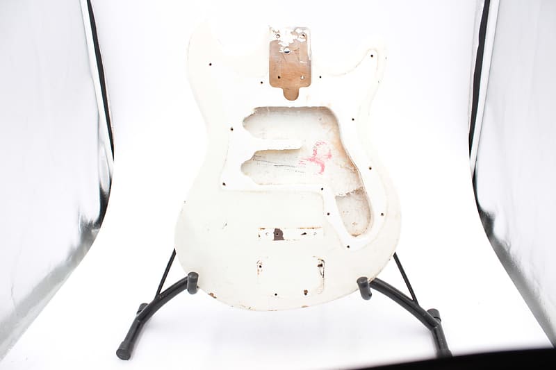 Teisco Harmony H802B Vintage White Electric Guitar Body Project image 1