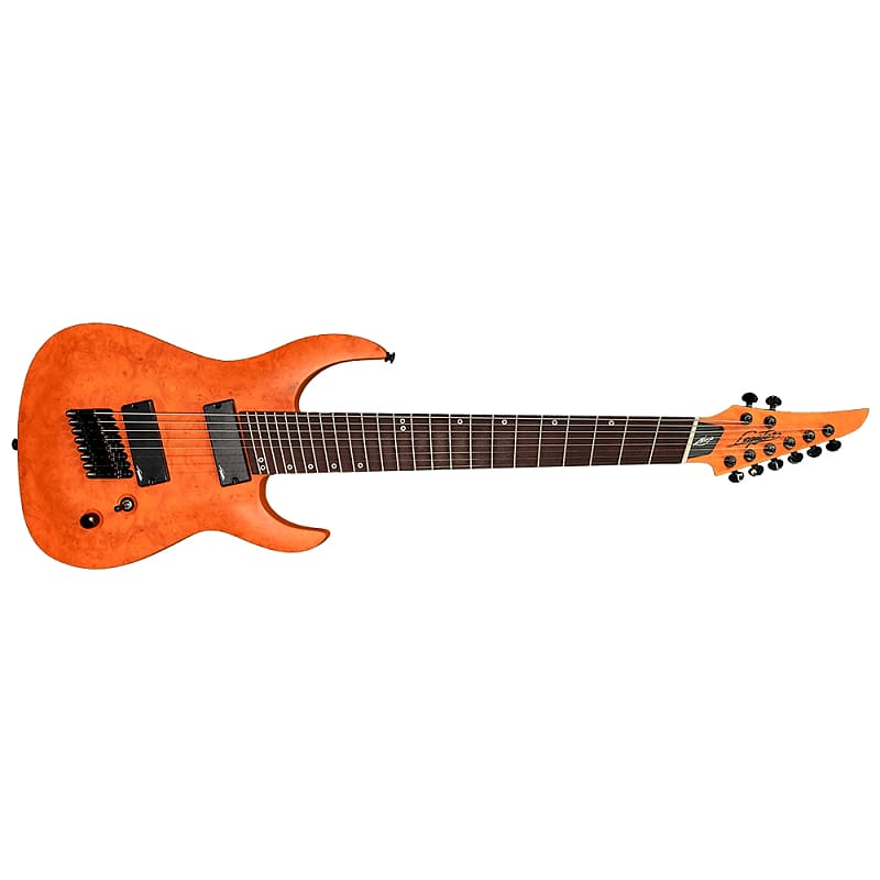 Legator Ninja Performance NRF8P Multi-Scale 8-String Electric Guitar Orange Burl image 1