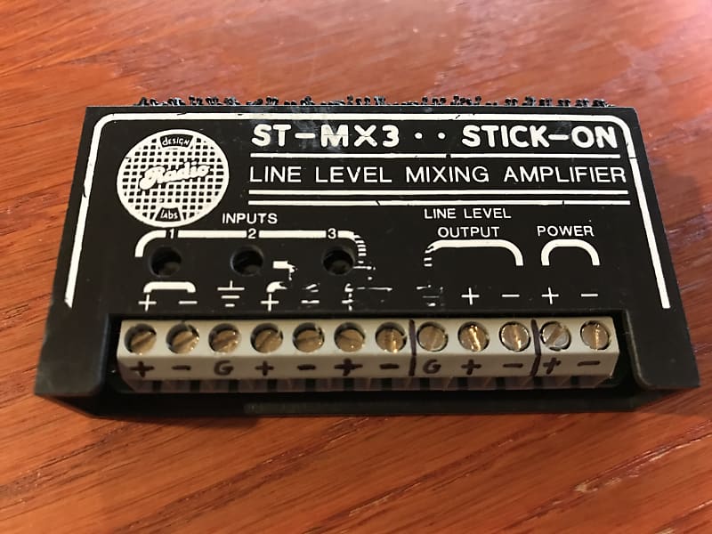 RDL (Radio Design Labs) STMX3 3Channel Line Level Mixer Reverb