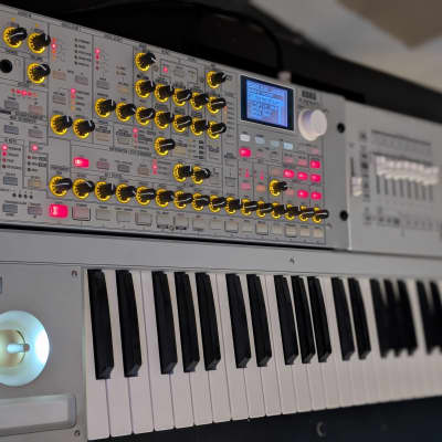 Korg Korg M3 73 and Radias Rack COMPLETE setup 2008 - Aluminum with wood trim