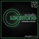 Cleartone Custom-Light Coated Acoustic Strings Phosphor Bronze 11-52