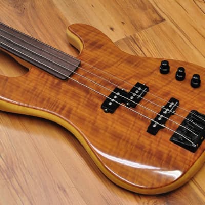 Fender Jazz Bass Special Fretless (Custom made) 1984 - Figured Lacewood image 5