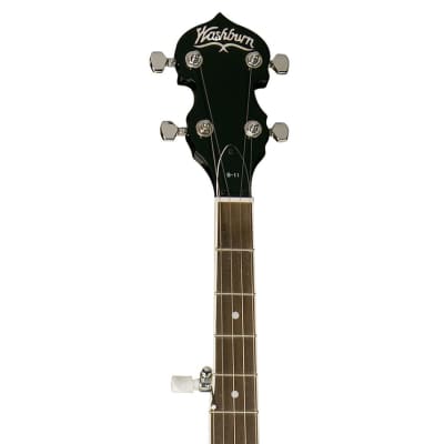 Washburn B11K Americana Series 5-String Resonator Banjo with Hardshell Case image 4
