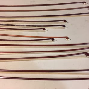 Assorted violin bows for repair, lot of more than 25 bows image 4