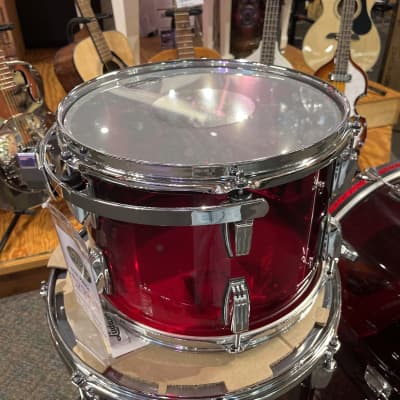 Ludwig Vistalite 3-piece Shell Pack Red image 2