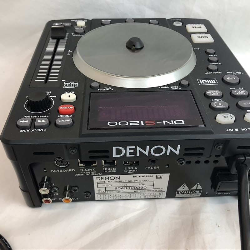 Denon DN-S1200 Compact DJ CD/Media/USB Player/Controller Serato