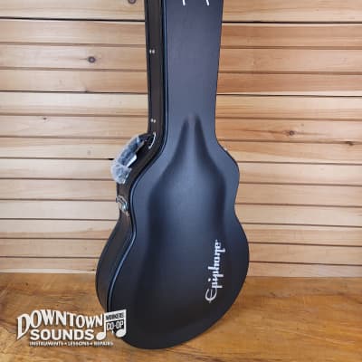 Epiphone x Dave Grohl DG-335 Semi-Hollow Electric Guitar with Epiphone Hard Case - Pelham Blue image 8