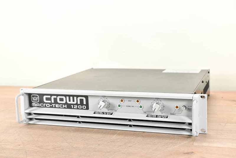 Crown MacroTech 1200 2Channel Power Amplifier Reverb Australia