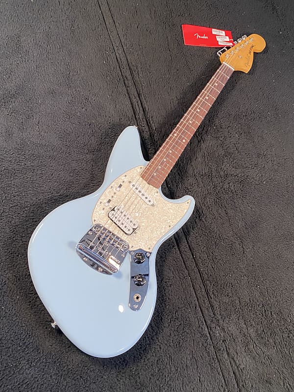 Fender Kurt Cobain Signature Jag-Stang 2021 Sonic Blue #MX21547534 (8 lbs. 2.4 oz.) image 1