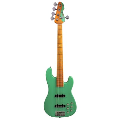MARKBASS - MB GV 5 GLOXY VAL SURF GREEN - Basse active 5 cordes manche érable surf green for sale