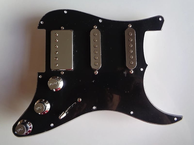 ASAR Boutique Amplification & Pickups HSS NEODYMIUM FULL OPTIONAL METAL / CHROME COVERS 2023 - Chrome / Black image 1