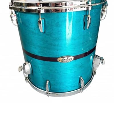 PEARL MASTERS MAPLE PURE MP4C924XSP-S AQUA TURQUOISE STRIPE USATA image 3