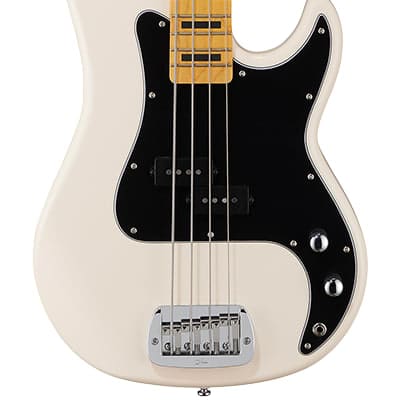 G&L LB100 4-String Electric Bass Guitar Olympic White, Vintage Tinted Maple NECK for sale