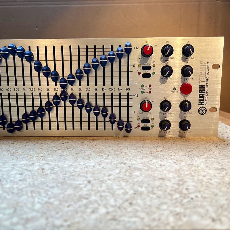 Klark Teknik DN370 2-Ch 30-Band A Graphic EQ | Reverb