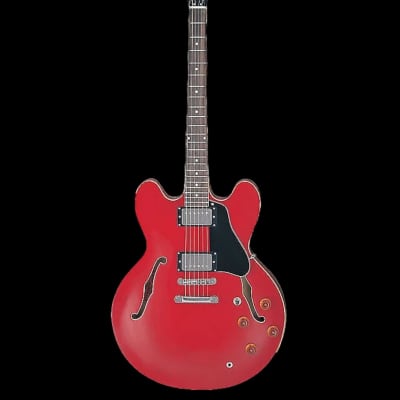 Burny RSA-70 CR Hollow Body Cherry Electric Guitar for sale