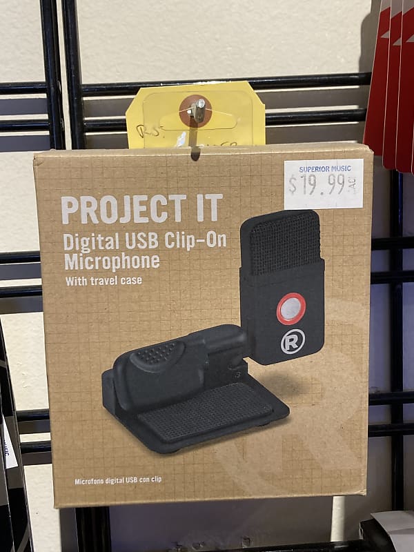 Radioshack Digital USB clip on microphone With case Reverb