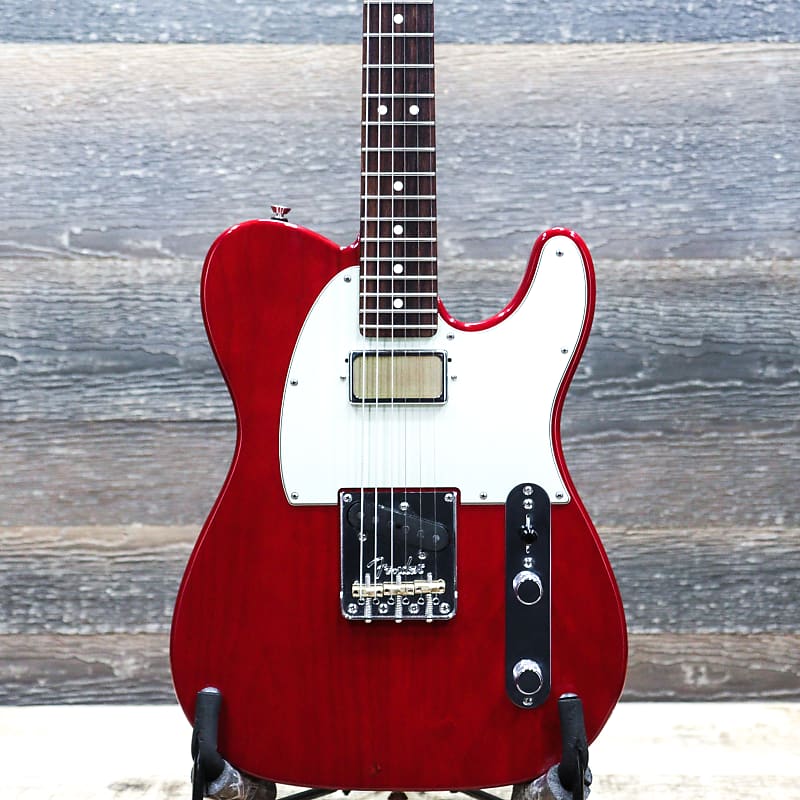 Fender American Professional Telecaster Crimson Red Transparent Electric Guitar w/Case image 1