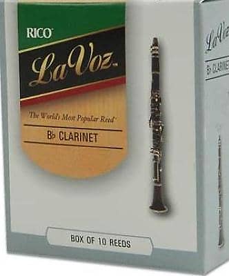 Rico La Voz Bb Clarinet 10-Pack, Hard Strength image 1