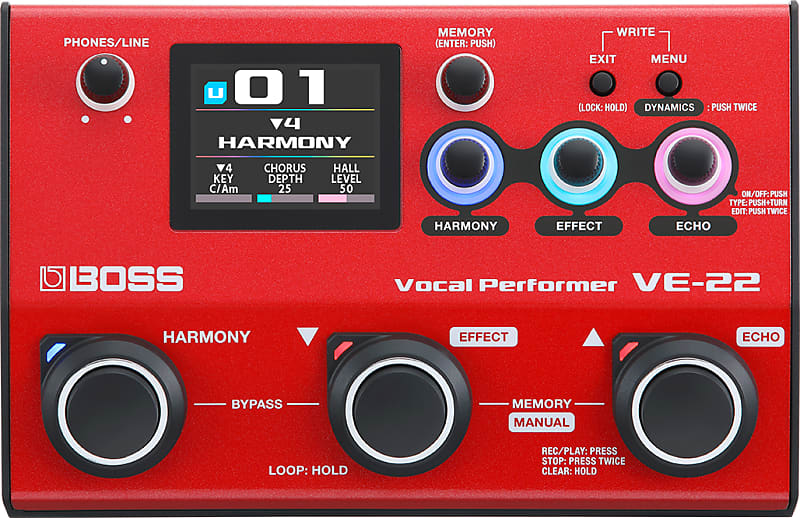 Boss VE-22 Vocal Pedal image 1