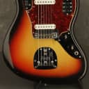 original 1965 Fender JAGUAR Sunburst w/BROWN hardshell case and CLAY DOTS