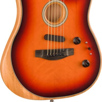 Fender American Acoustasonic Stratocaster Acoustic-electric Guitar - 3-Color Sun image 1