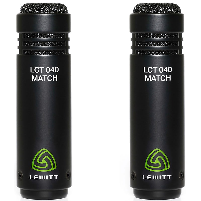Lewitt LCT 040 MATCH Small Diaphragm Cardioid Condenser Microphone Stereo Pair image 1