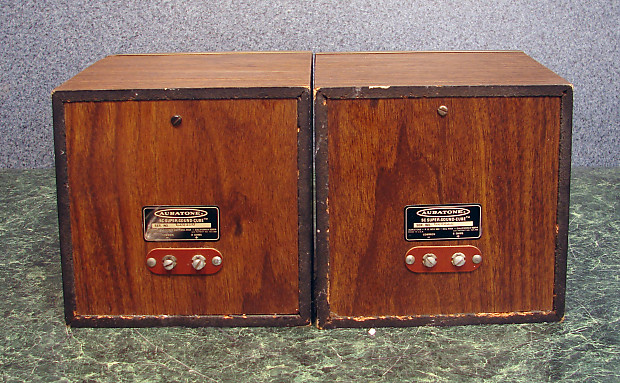 Pair Auratone Early 70s 5C Super Sound Cube Real-World Pair Auratone Early 70s 5C Super Sound Cube Real-World