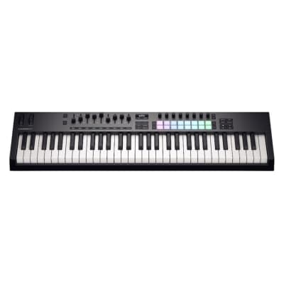 Novation Launchkey 61 MK4 61-Key USB MIDI Compact All-In-One DAW Keyboard Controller with Ableton Live 12 Lite and 16 Velocity Sensitive Pads