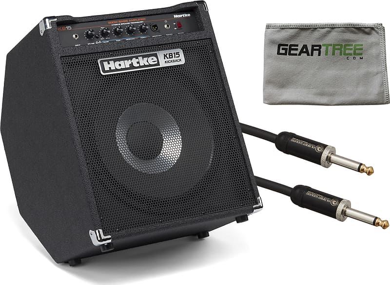 Hartke KB15 Kickback 15 500 Watt Bass Amp w/ Geartree Cloth and