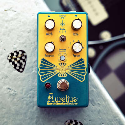 EarthQuaker Devices Aurelius Tri-Voice Chorus 2023 - Present - Teal / Yellow image 3