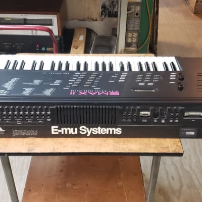E-MU Systems Emax II 61-Key 16-Voice Sampler Workstation 1989 - Black image 10