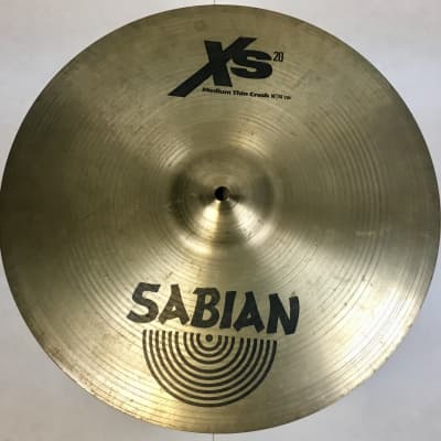 Sabian 16" XS20 Medium Thin Crash Cymbal Natural image 1