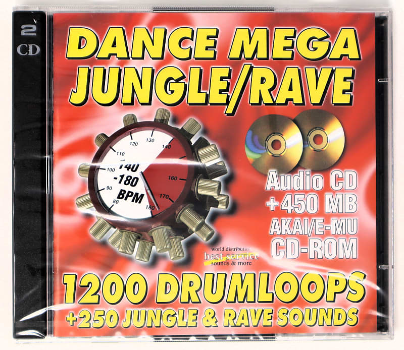 Best Service XX-Large Dance Mega Jungle Rave Akai E-Mu | Reverb