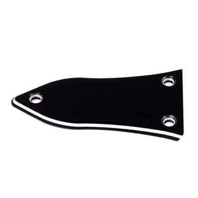 OEM 3 Holes/Layers Truss Rod Cover for Electrical Guitar Bass Replacement Parts (Black) 2023 - Plastic image 2