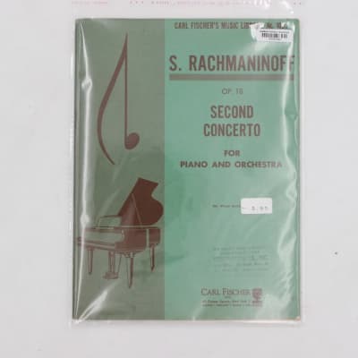 Carl Fischer's S. Rachmaninoff OP.18 Second Concerto For Piano / Orchestra Music for sale