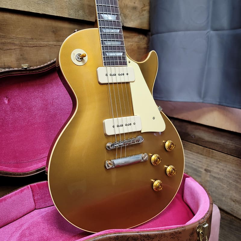 ギター Gibson 1989 Les Paul 1956 reissue Gibson Custom Shop '56 Les Paul Goldtop Reissue (2019
