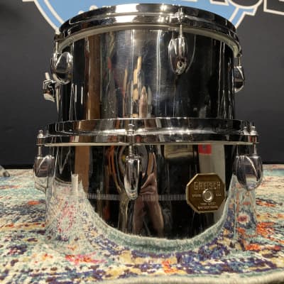 Gretsch 1970s Timbales, Latin Model 12"x6" and 13"x6", No Stand, Slingerland Mounts image 22