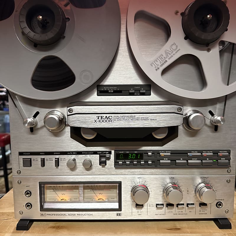 TEAC X-1000R 1/4 2-Track Reel to Reel Tape Recorder