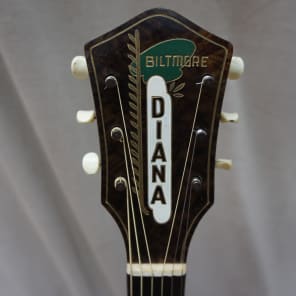 1944 Biltmore Diana Harmony H1453 all solid Birdseye Archtop image 2