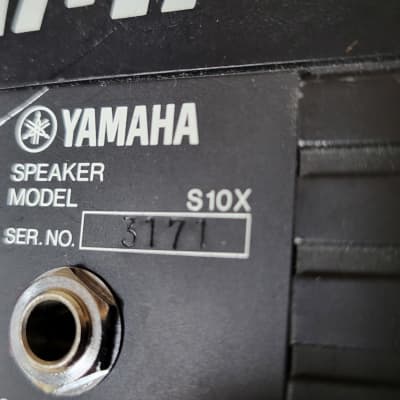 Yamaha S10X Passive Speaker 1980's - Black image 5
