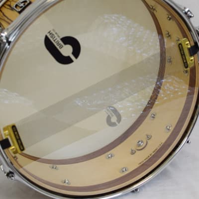 British Drum Company Legend Snare 14x5.5 Spalt Beech image 4