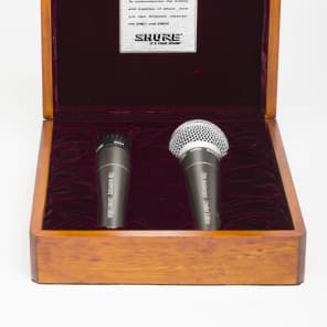 Shure 75th anniversary sm57 and sm58 boxed limited edition