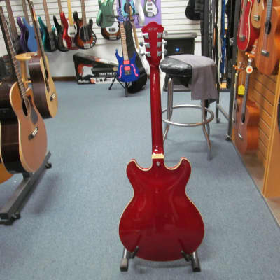 Ibanez Artcore AS73 Semi-Hollow Electric Guitar - Transparent Cherry Red image 8