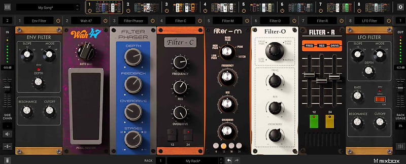 IK Multimedia's MixBox is a virtual channel strip with 70 different effects