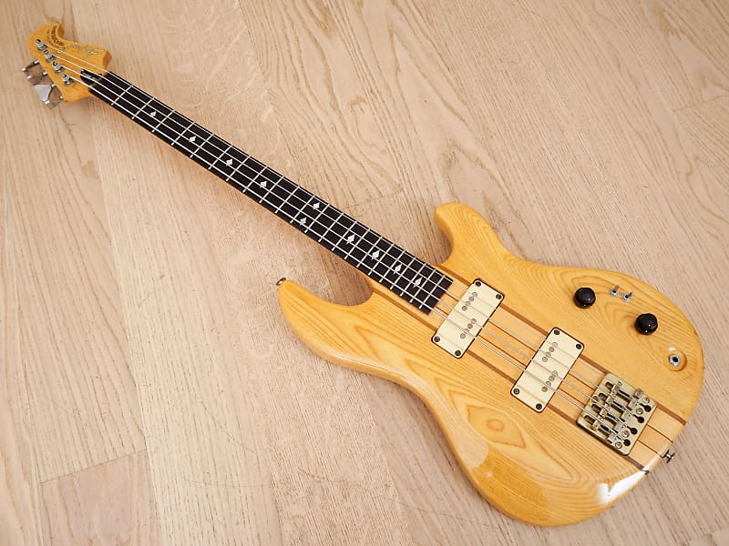 1980 Aria Pro II Tri-Sound TSB-650 Natural Vintage Electric Bass Guitar  Japan