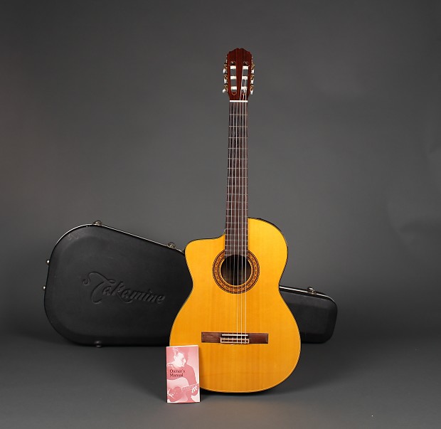 Takamine MIJ Japan Lefty EC132C LH Classical Acoustic Electric Guitar w Case Left Handed