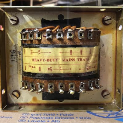 1960's N.O.S. Radiospares R.S. RS Mains Power Transformer JTM45 Marshall Guitar Amplifier Part image 1